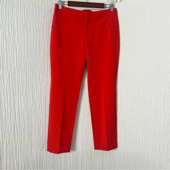 Banana Republic Reegan Pant in red size 4P Petite - Picture 4 of 6